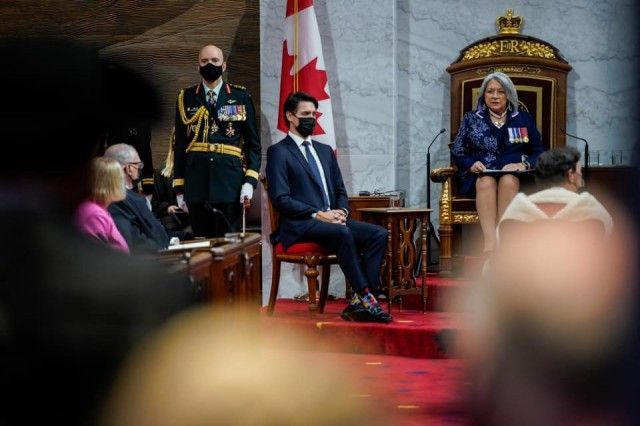 加拿大总理杜鲁多就施政报告发表声明