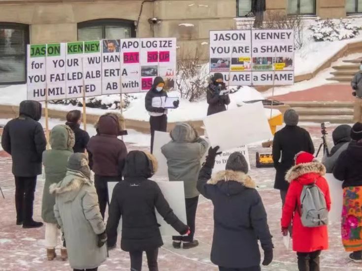 Jason Kenney 道歉！阿省数百民众新年当天举行抗议活动！