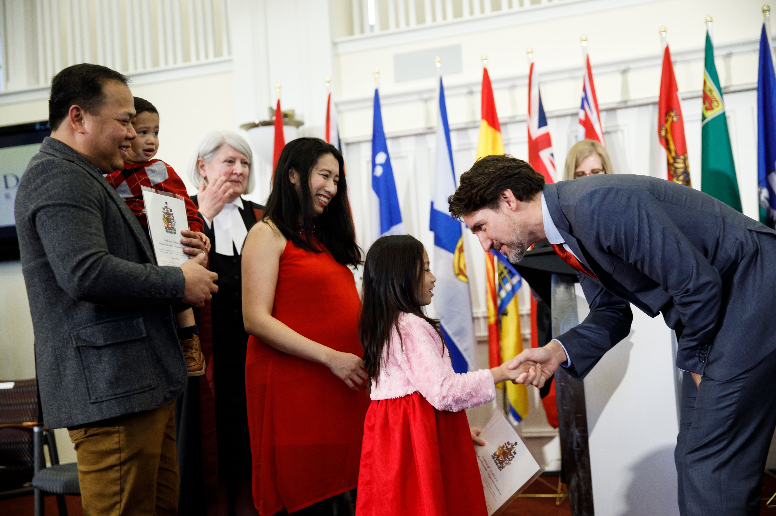 “加拿大公民”身份诞生75周年，特鲁多发表声明