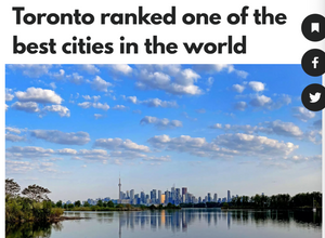 温哥华被踢出世界最佳城市前五十
